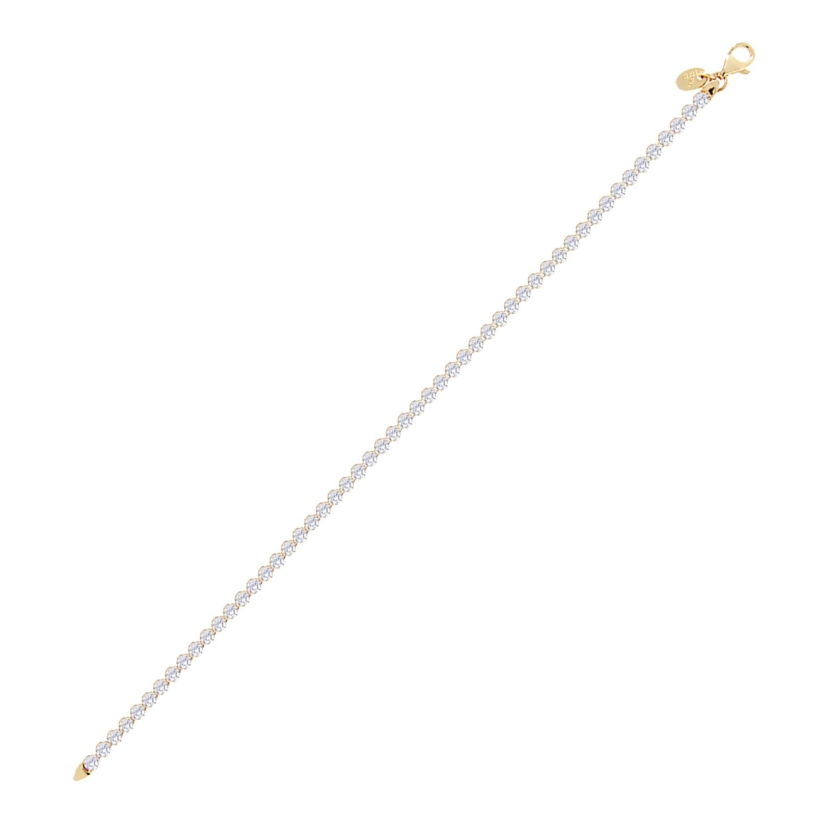 Bronzallure Altissima Tennis Golden Bracelet - Image 2