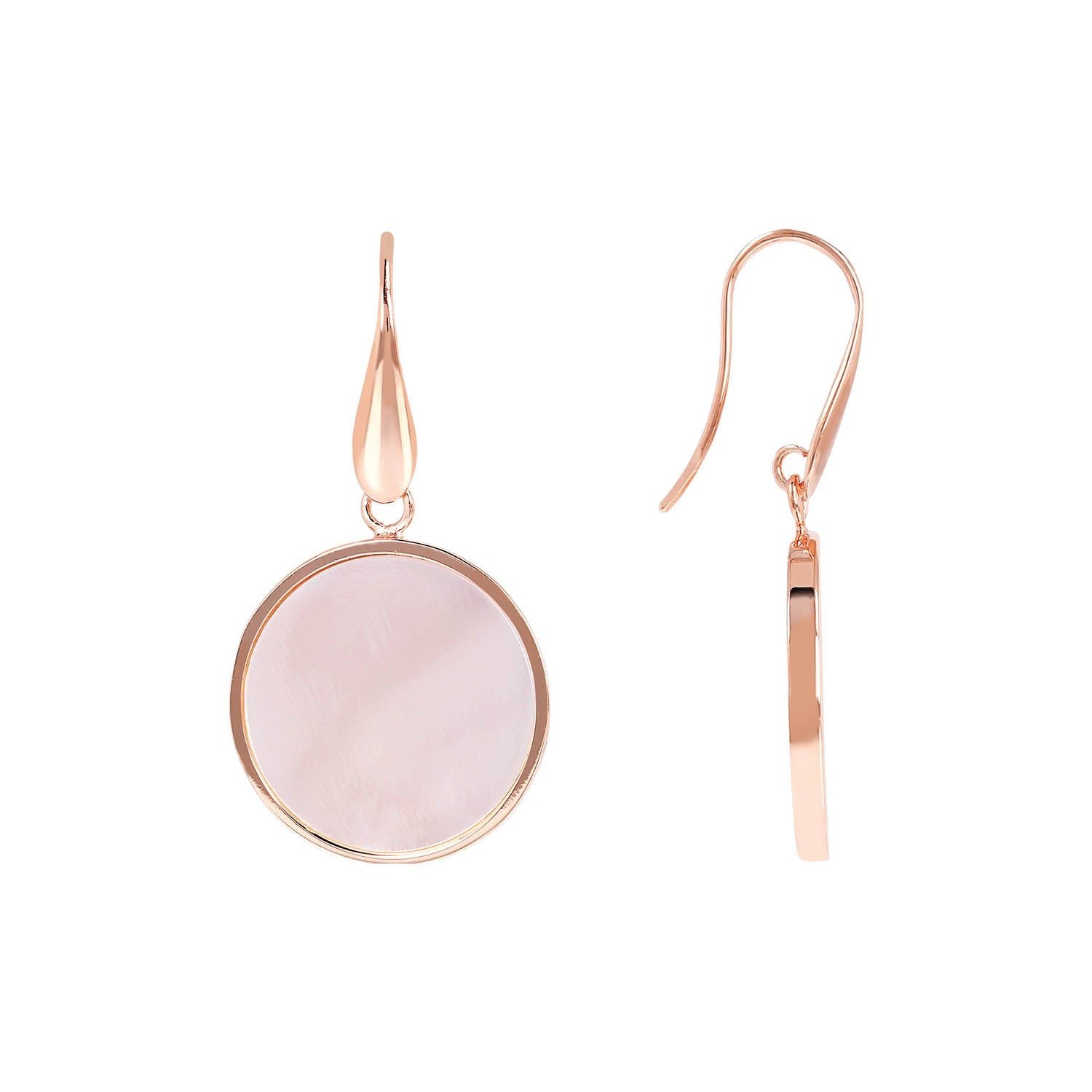 Bronzallure Stone Mini Disc Earrings - Image 2