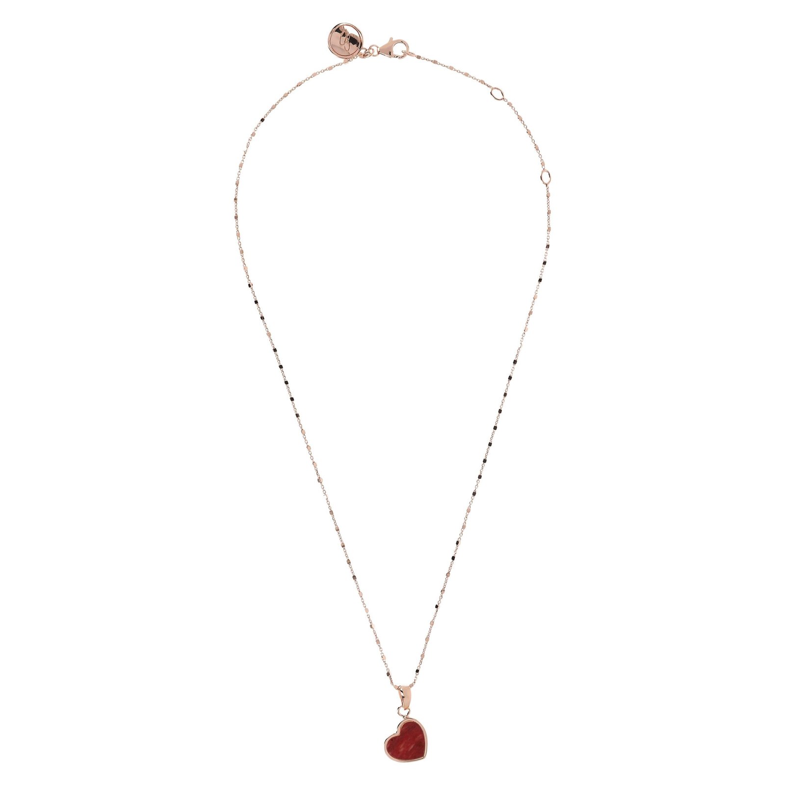 Bronzallure Mini Heart Pendant Necklace - Image 2