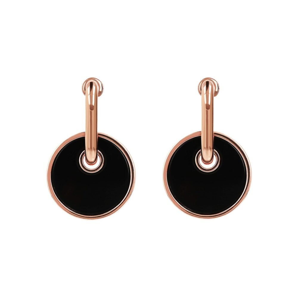 Bronzallure Alba Round Disc Earrings - Image 3