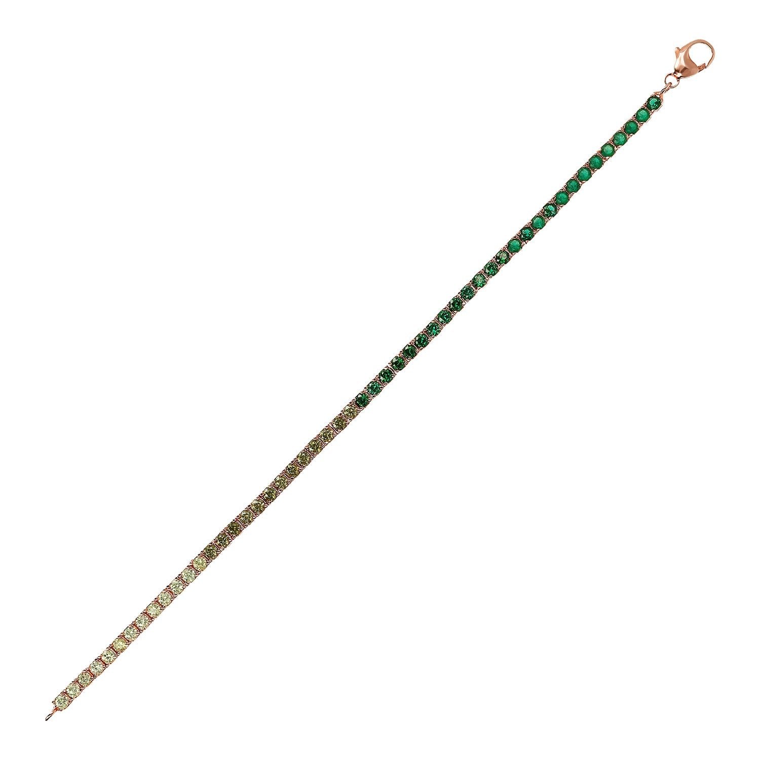 Bronzallure Miss Cubic Zirconia Bracelet 17.5cm - Image 3
