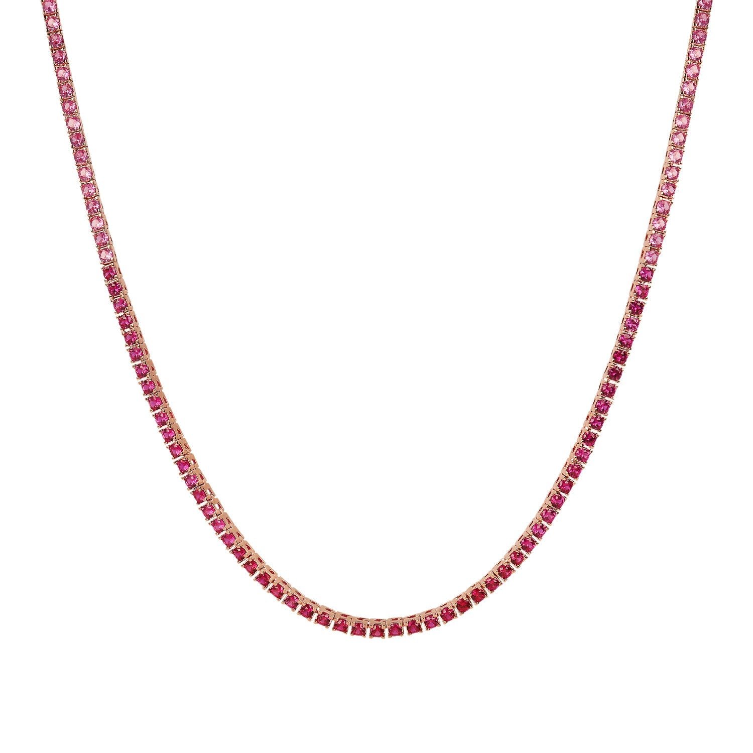 Bronzallure Miss Cubic Zirconia Necklace 41cm - Image 2