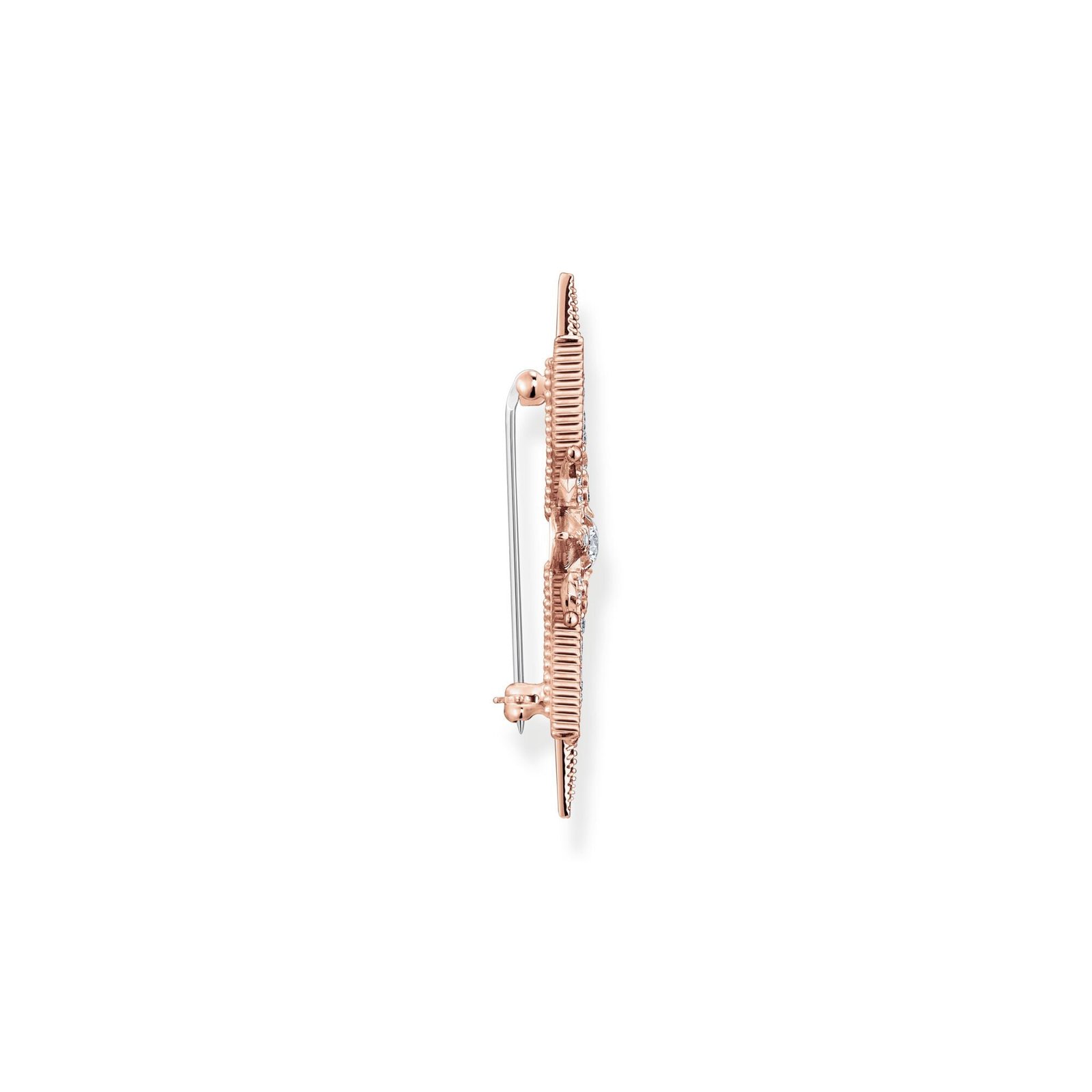 THOMAS SABO Brooch star with pink stones rose gold - Image 2