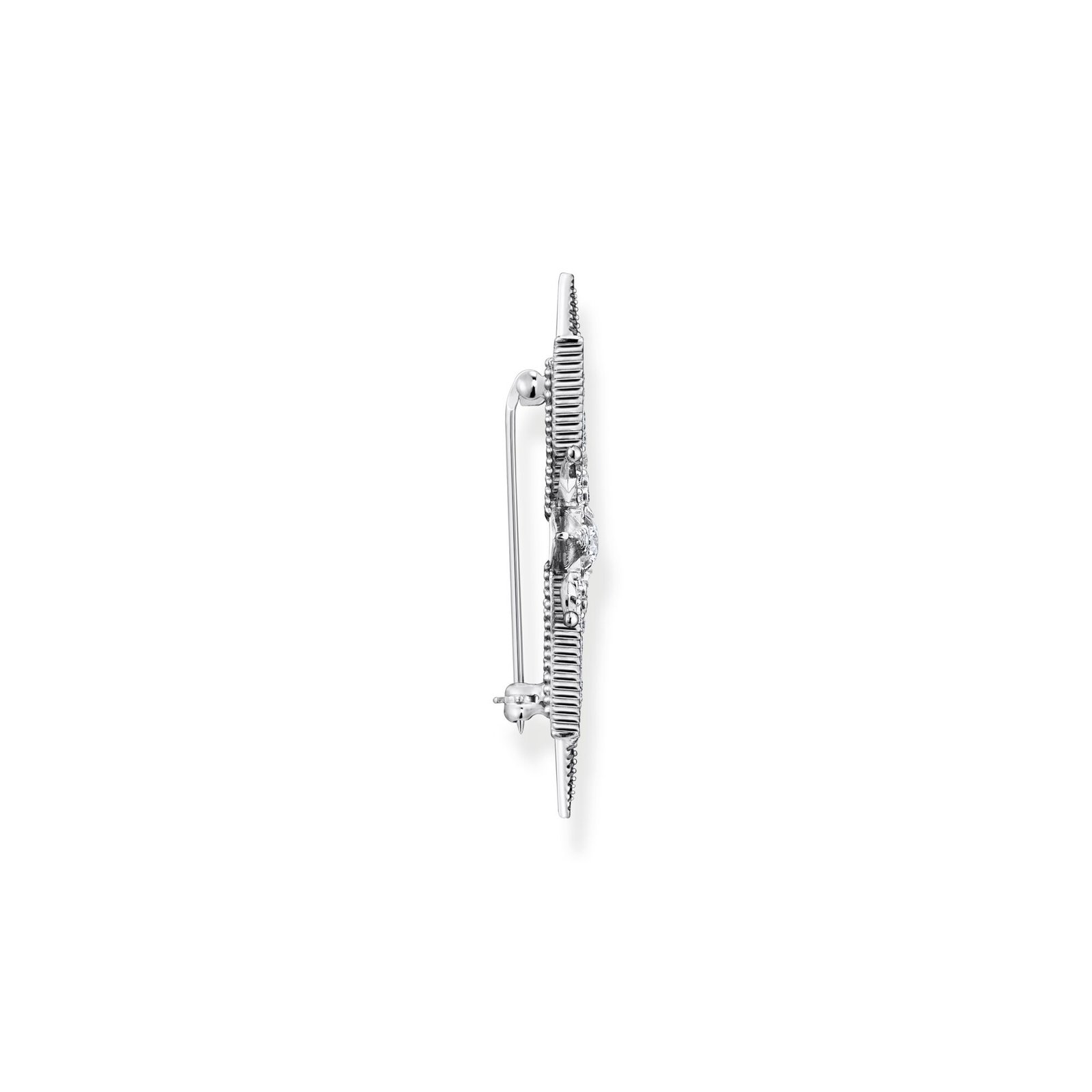 THOMAS SABO Brooch star with white stones silver - Image 2