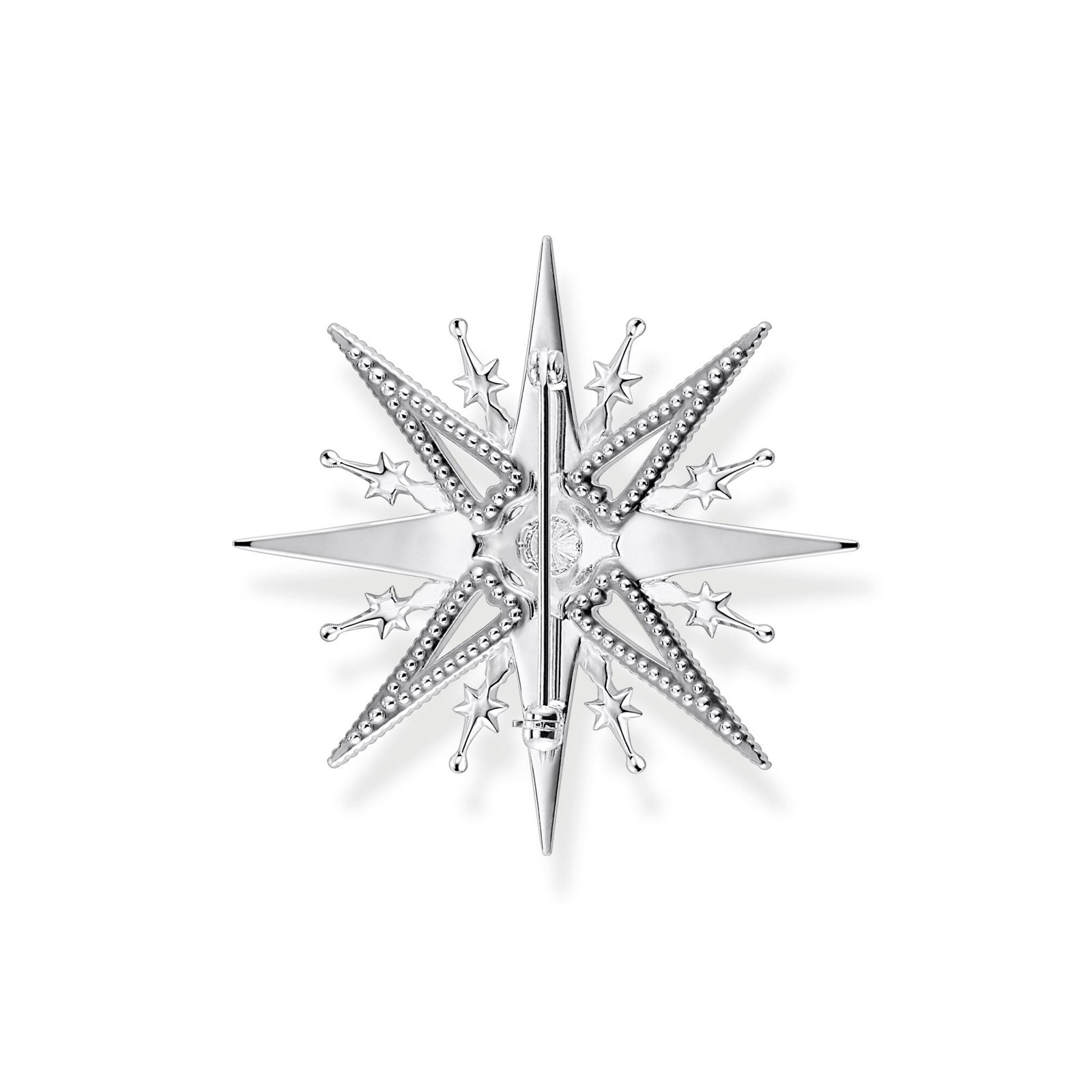 THOMAS SABO Brooch star with white stones silver - Image 3