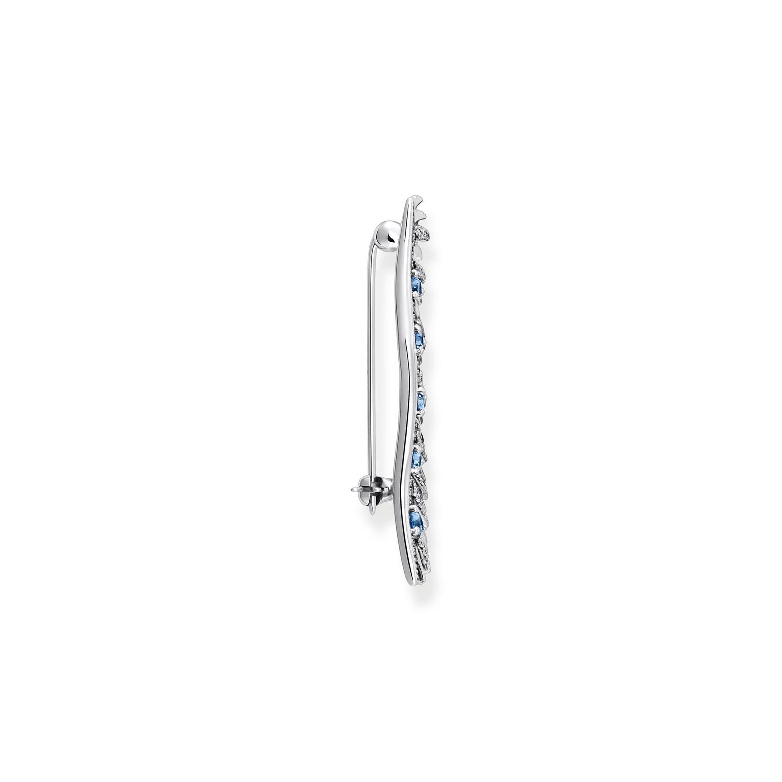 THOMAS SABO Brooch phoenix wing with blue stones silver - Image 2