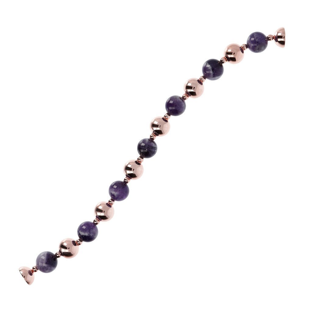 Bronzallure Stone Bead Bracelet - Image 2