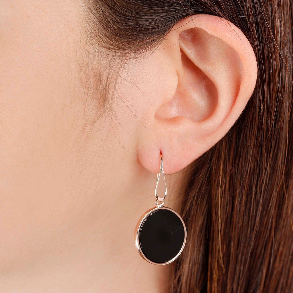 Bronzallure Mini Mineral Earrings - Image 2