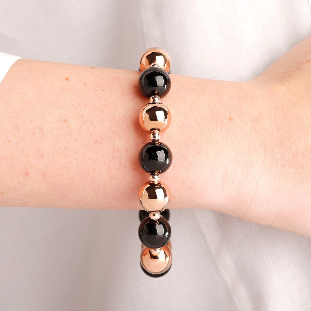 Bronzallure Stone Bead Bracelet - Image 4