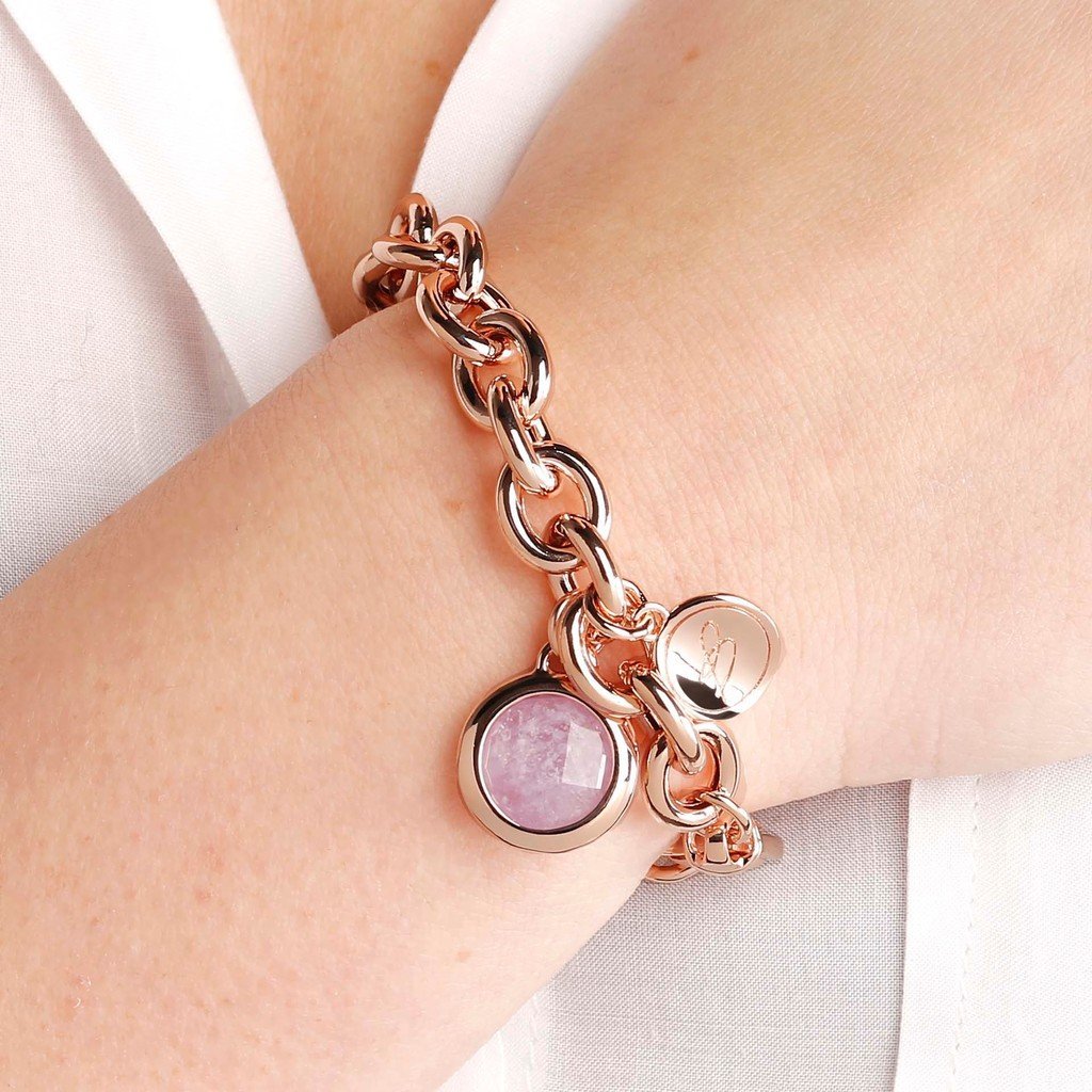 Bronzallure Gemstone Charms Bracelet - Image 4
